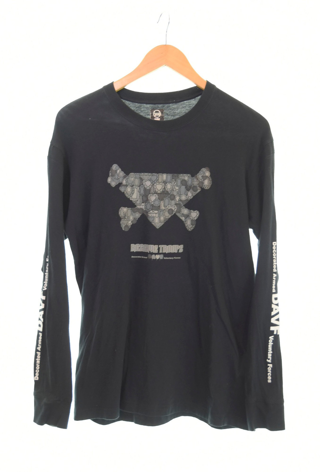 Undercover 01Aw Davf Print Long Sleeve T-Shirt Black L Size Undercover 01Aw Davf Print Long Sleeve T-Shirt Black L Size