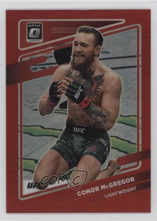 2022 Panini Donruss Optic UFC Red Prizm 109/199 Conor McGregor #75 1co0