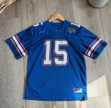 Nike Florida Gators #15 Football Jersey Tim Tebow Blue Youth Boys Medium (8-10)
