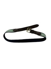 Vineyard Vines Classic Whale Canvas Club Belt Green, Size 32, Leather  Brass