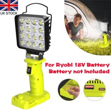 Torch for Ryobi 18V Batteries, LED Work Light Portable for Camping Garage HOT