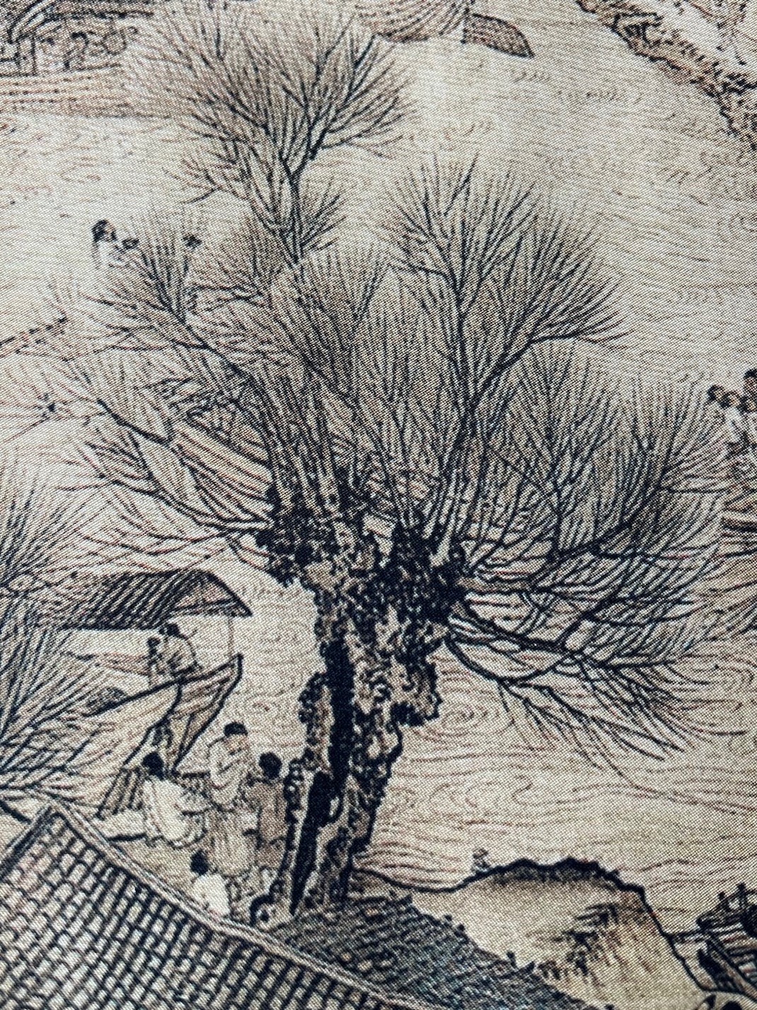 Hanging Silk Scroll “Along the River During the Qingming Festival” Original Box