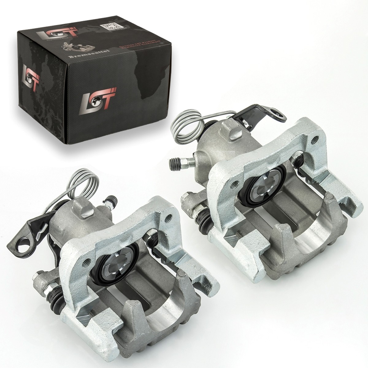 2x Brake Caliper Rear Left/Right for SKODA FABIA 6Y ROOMSTER 5J