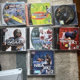 Sega Dreamcast HKT-3020 White Home Video Gaming Console With Controller