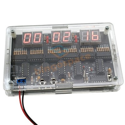6-bit Digital Circuit Clock Kit Electronic Clock Soldering Teaching Practice Kit