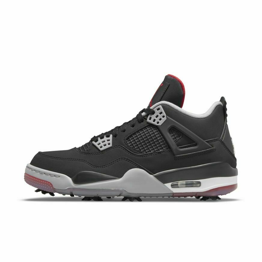 【未使用品】 NIKE JORDAN 4 GOLF BRED サイズ27cm Nike Jordan 4 Golf Bred Sneakers Shoes Black/Fire Red-Cement