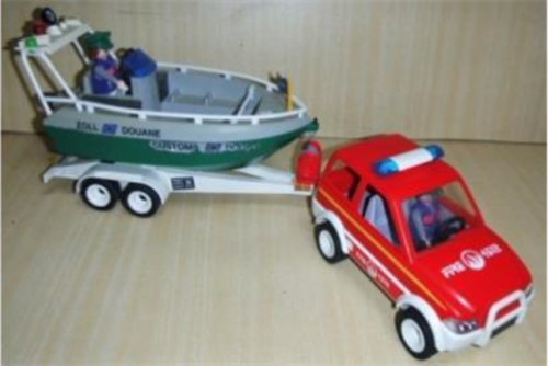 PLAYMOBIL LOT DE véhicules pompiers avec 13 personnages EUR 20,00 - FR