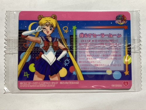 Sailor Moon Card Anime Cartoon Retro Bandai made in Japan card cute rare F/S - Picture 7 of 12