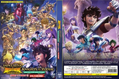 SAINT SEIYA: KNIGHTS OF THE ZODIAC PART 1+2 VOL.1-24END ANIME DVD