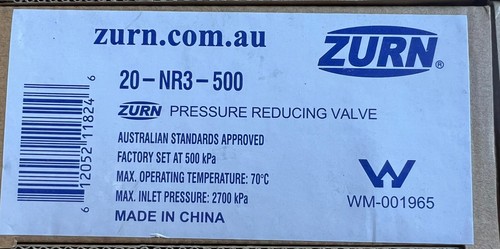 5 X New ZURN Pressure Reducing Valve 20-NR3-500 - Picture 2 of 3