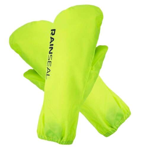 Oxford Rainseal Motorcycle Waterproof Over Gloves - Fluro Yellow - Picture 1 of 4