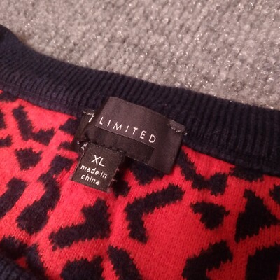 The Unlimited Shortsleeve Sweater Youth Girls XL Black Red | eBay
