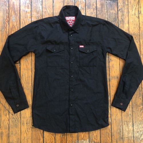 Dixxon Flannel Company The Outlaw Shirt Mens Large Tall LT Black Slim READ