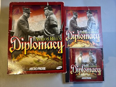 Avalon Hill's Diplomacy (PC, 1999) Big Box, Komplett
