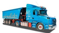 Herpa Lkw Scania Hauber Aerop. Kempf Kipp-Sz GüNter KlüSener 945714