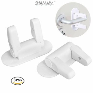 tuut door lever lock child proof doors & handles 3m adhesive