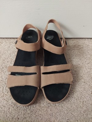 Abeo Pro System Women's Mushroom (Tan) Leather Gabrielle Sandals, Size 11 M