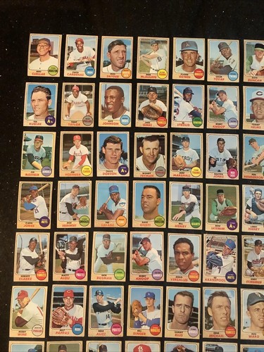 1968 Topps Baseball Starter Lot - 88 Cards - Davey Johnson | Manny Mota | More! - Picture 4 of 6