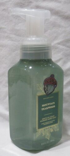 Bath & Body Works Gentle & Clean Foaming Hand Soap Set Lot 2 MOUNTAIN TEAKWOOD - Picture 3 of 4