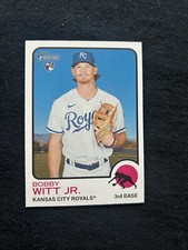 2022 Topps Heritage High Number - #520 Bobby Witt Jr. (RC)