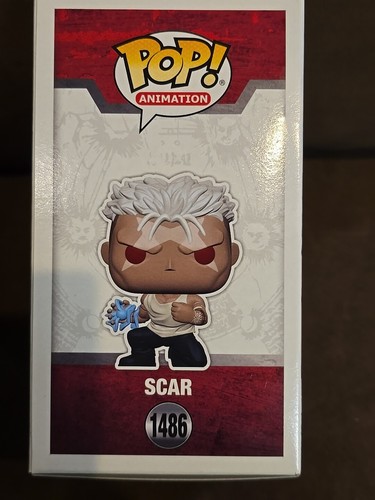 Funko Pop! Fullmetal Alchemist - CICATRIZ - Brilla en la oscuridad exclusivo de GITD #1486 - Imagen 3 de 7