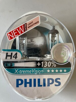 1 x OSRAM & 1x RING X-treme Vision Twin Car Headlight Bulb +130%