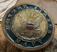VINTAGE BELT BUCKLE-----UNITED STATES NAVY