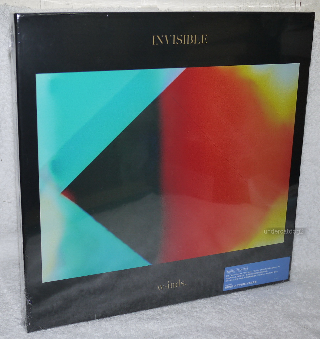 W-inds INVISIBLE 2017 Taiwan Ltd 2-CD+DVD (Winds) king size