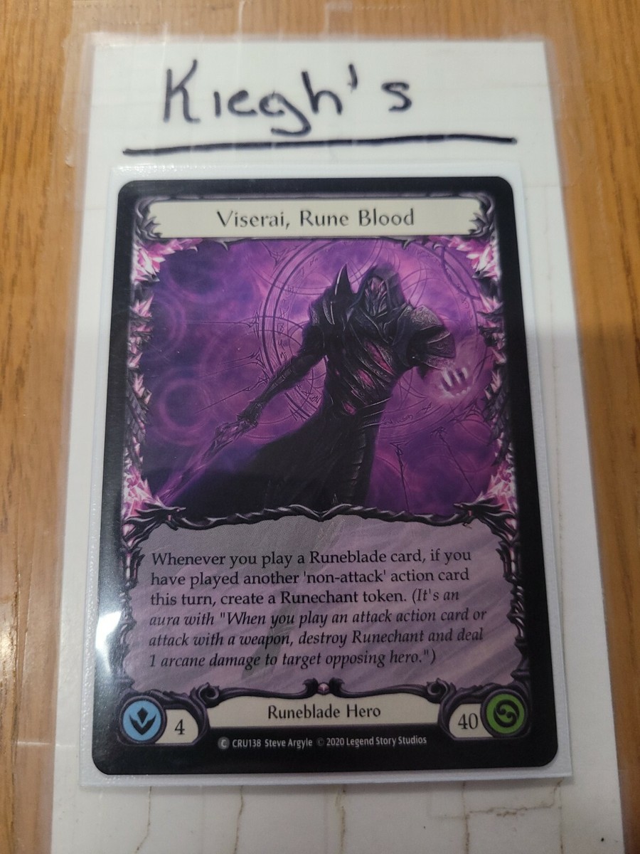 Flesh And Blood - Viserai, Rune Blood *CRU138* | eBay