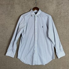 Polo Ralph Lauren Alcott Dress Shirt Mens 16 32/33 Multi Check Long Sleeve Woven