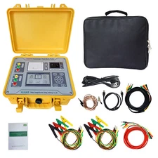 Automatic 3 Phase Transformer Turns Ratio TTR Tester HV PT Ratio Meter