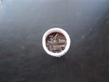 Greece 2023 UNC 50 coins 1 euro cent roll  Athenian trireme, the largest warship