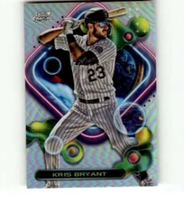 2023 Topps Cosmic Chrome Refractor #45 Kris Bryant Rockies
