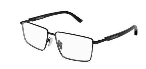 NEUF Balenciaga BB0247o-003 gris noir lunettes - Photo 1 sur 4