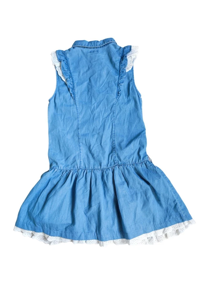 Vestido de niña Mayoral azul para el día a día 158 - Imagen 3 de 3