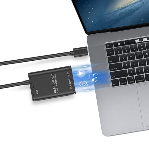 USB C to SD Card Reader Writer OTG Adapter Micro Memory Card Reader Card Reader - Picture 8 of 11