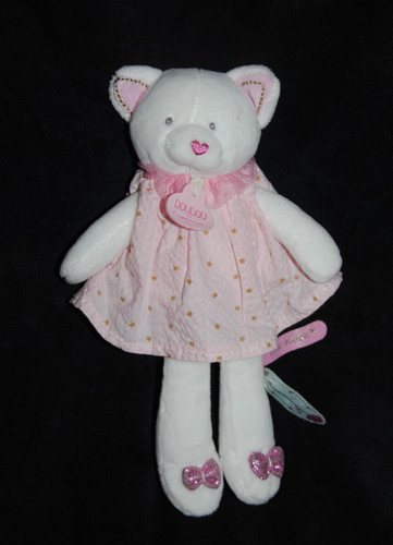 Mini doudou chien attache sucette Doudou et compagnie - idée cadeau de