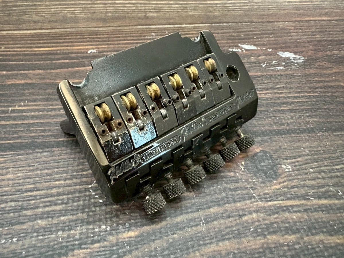 Kahler 2520 Fulcrum Tremolo Bridge Black w/Arm MADE IN USA | eBay