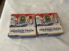DR. SQUATCH LIMITED EDITION FREEDOM FRESH MEN'S NATURAL SOAP   Lot of 4
