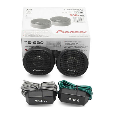 TS-S20 200W Pioneer High Power Car Loud 3/4'' Dome Tweeter Speaker Systems  G5N9
