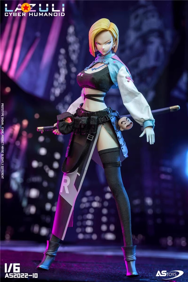 ASTOYS AS2022-10 cyber droid 1/6人造人間18号 ASTOYS 1/6 Cyberpunk Dragon Ball Android 18 Action Figure