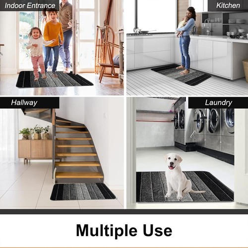 Extra Large Bath Mat Bathroom Rug Water Absorbent Washable Toilet Pedestal Mats - Picture 18 of 25