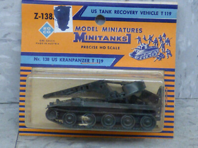Roco Minitanks (NEW) 1/87 Modern US T-119  Armored Tank Recovery Vehicle Lot2808