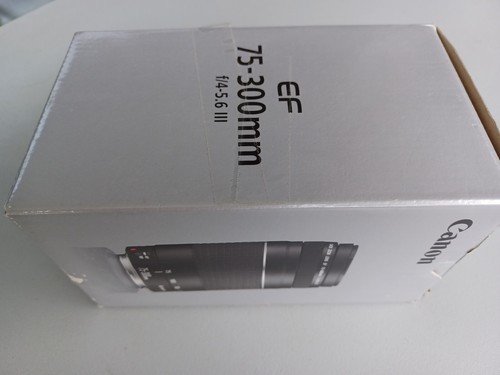 Teleobjektiv Canon EF 75-300 mm/4-5,6 III für Canon Kamera mit Schachtel - Bild 4 von 5