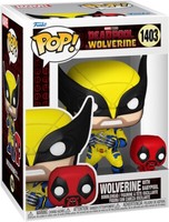 Deadpool & Wolverine - Wolverine With Babypool 1403 - Funko Pop! Vinyl Figur