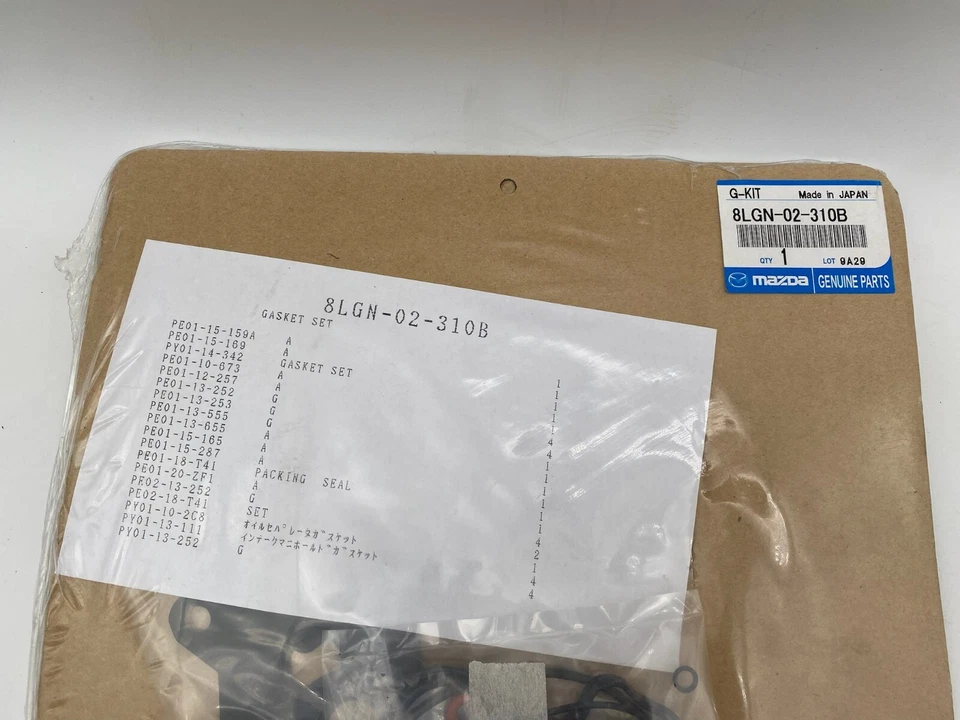 Mazda CX-5 2013-2018 Mazda 3 6 kit de juntas de motor parcial OEM 8LGN-02-310B Foto 2 de 4