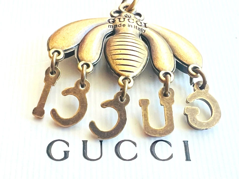 Gucci Pendant logo GG 🖤 bees bronze - Image 4 of 4