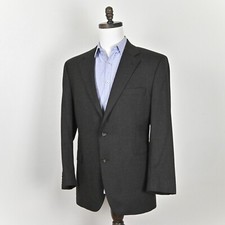 Jos A Bank Houndstooth Wool Cashmere Formal Retro Business Casual Gray Blazer 42