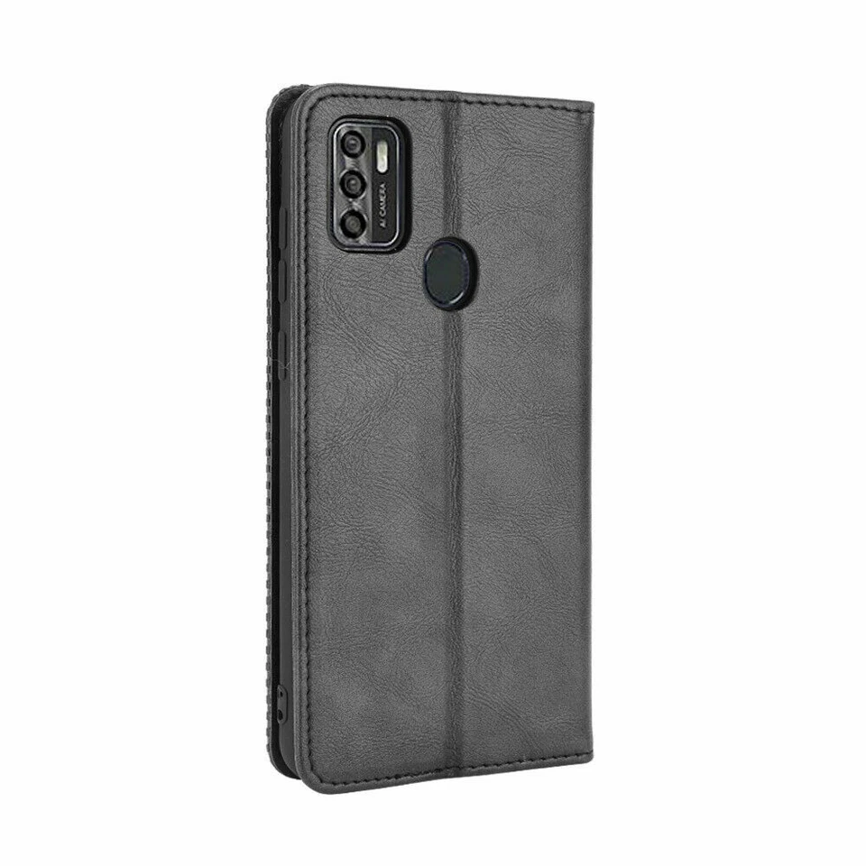 For ZTE Blade A7S 2020 Case Magnetic PU Leather Wallet Card Stand Flip Cover - Image 3 of 4
