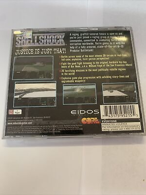 ShellShock (Sony Playstation 1 PS1) Shell Shock Game Disc TESTED